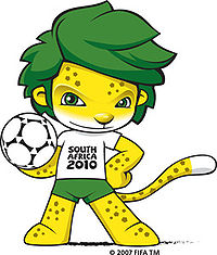 Талисман ЧМ-2010 по футболу - леопард Закуми